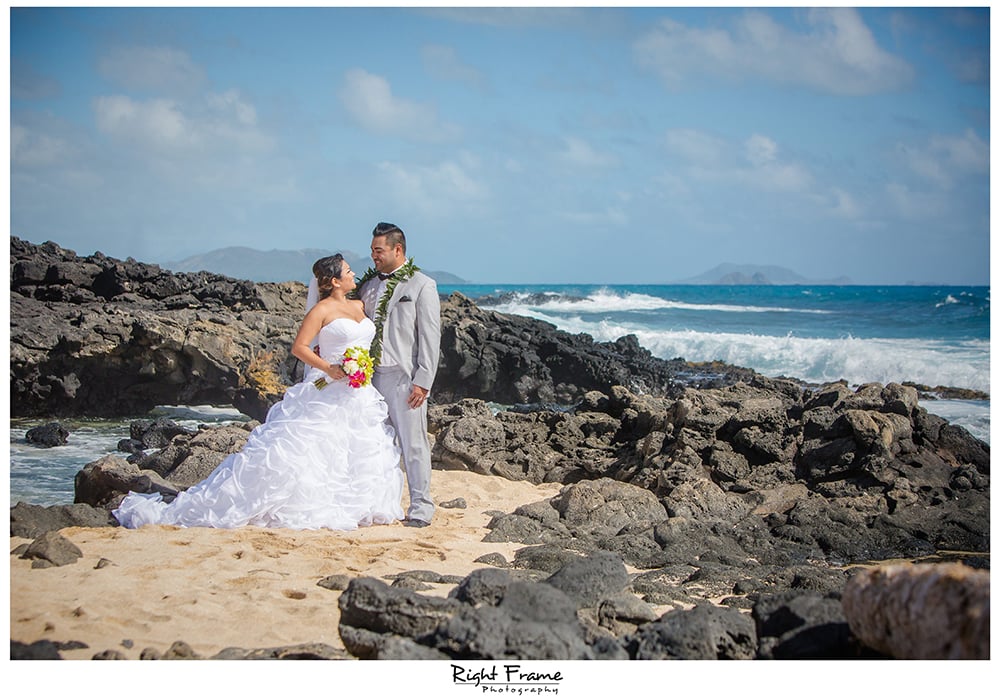 Makapuu Beach Wedding By Right Frame Photography