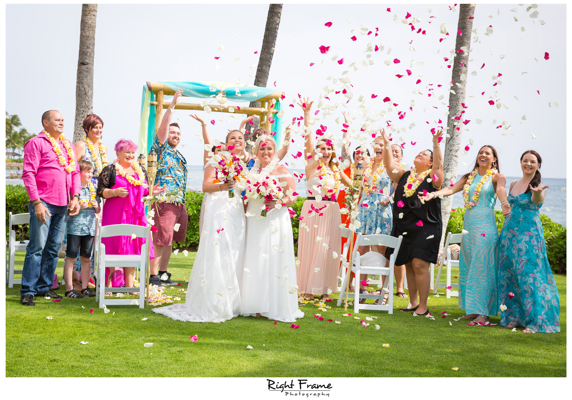 Paradise Cove Disney Aulani Hawaii Wedding By Right Frame