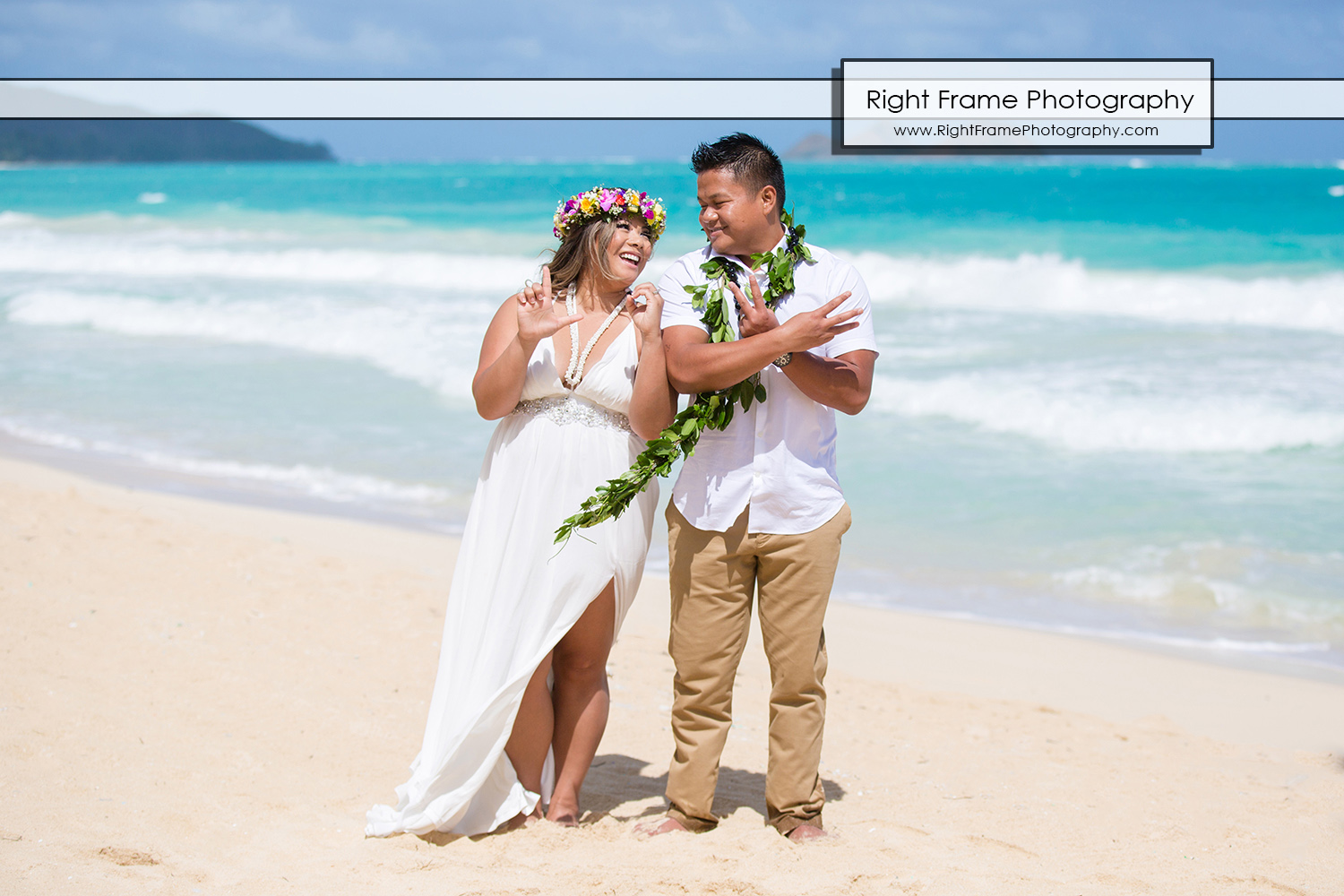 Hawaiian Vow Renewal Ceremony Oahu Hawaii By Right Frame Photography 7564