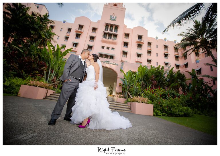 004_The Royal Hawaiian Hotel Wedding Helumoa Garden