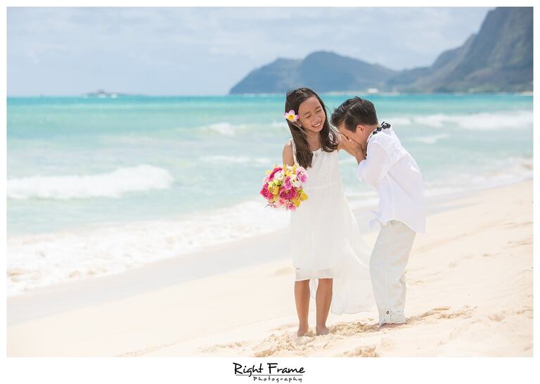 Wedding Vow Renewal in Oahu Hawaii