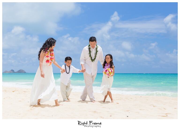 Wedding Vow Renewal in Oahu Hawaii