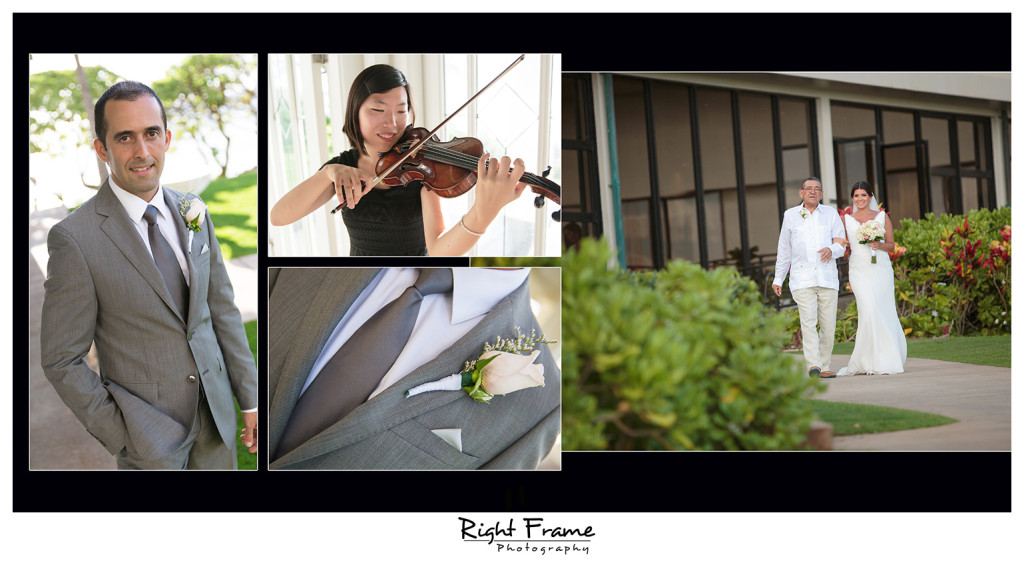 Turtle Bay Resort Wedding Oahu Hawaii Right Frame Photography