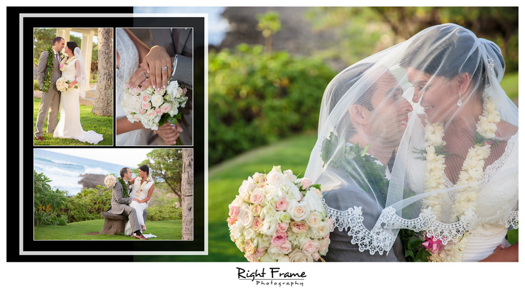 Turtle Bay Resort Wedding Oahu Hawaii Right Frame Photography