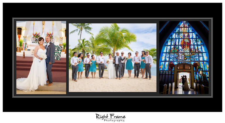 Hawaii Church Wedding Ceremony St Augustine by the Sea Parish Waikiki Photography