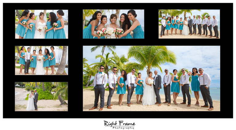 Bridal Party Kahala Beach Wedding Photos Photographer Hawaii