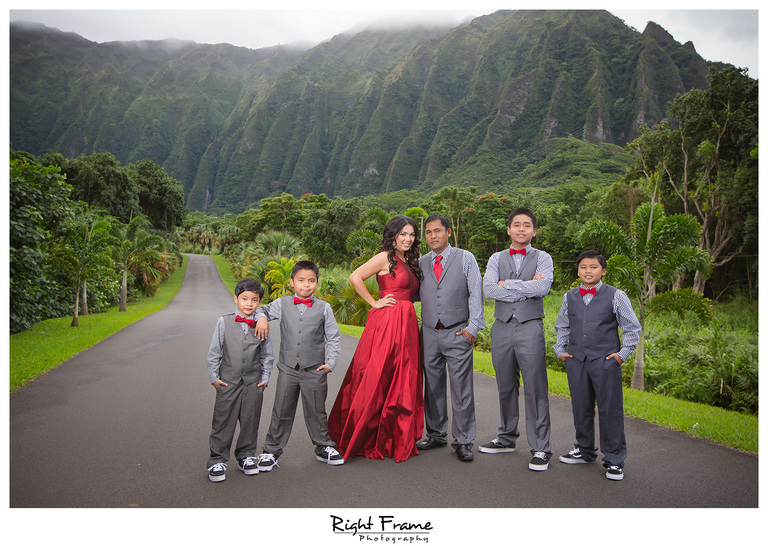 Honolulu Family Photographer Hoomaluhia Botanical Garden
