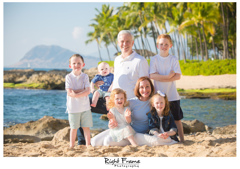Ko'Olina Beach Family Sunset Photography Oahu Hawaii