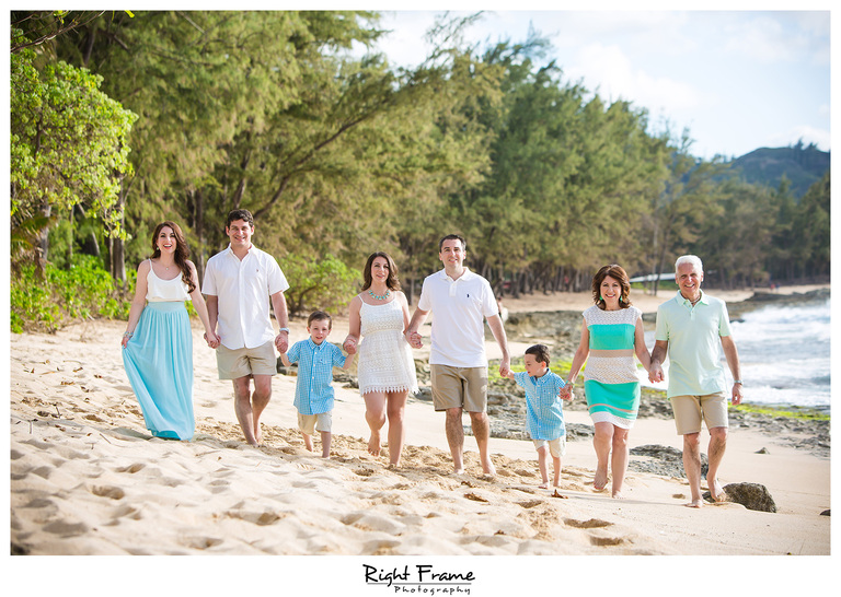 Sunset Family Portrait Turtle Bay Stables Beach