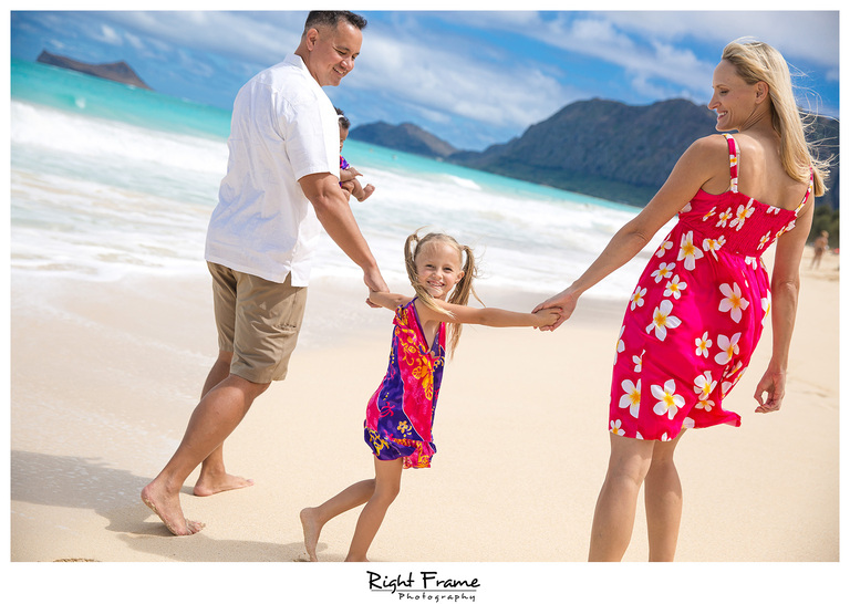 Family Portraits Oahu Waimanalo Beach