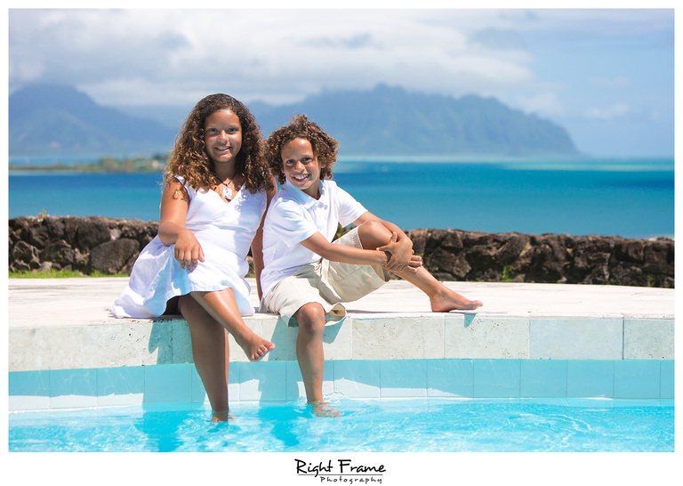 Kailua Ocean View Estate Family Photography