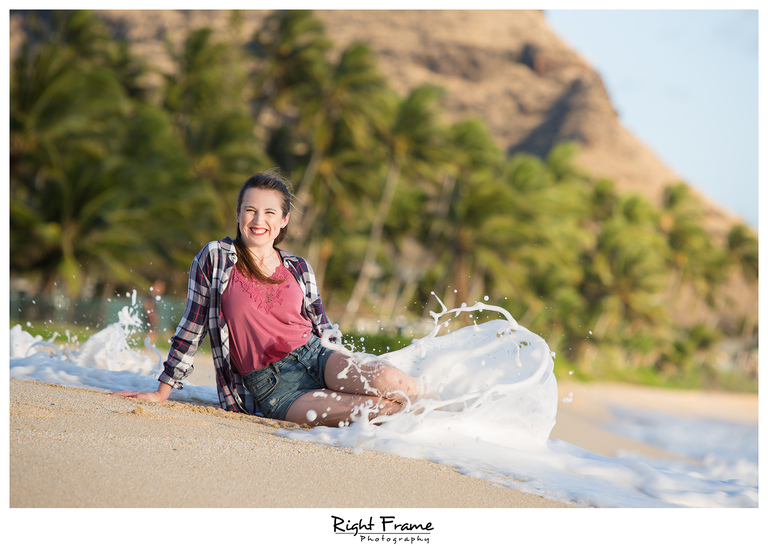 Hawaii Sunset Senior Portraits Photography