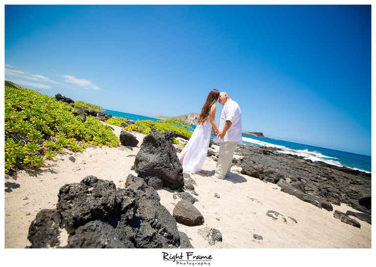 Hawaii Engagement Photographer Makapuu Beach
