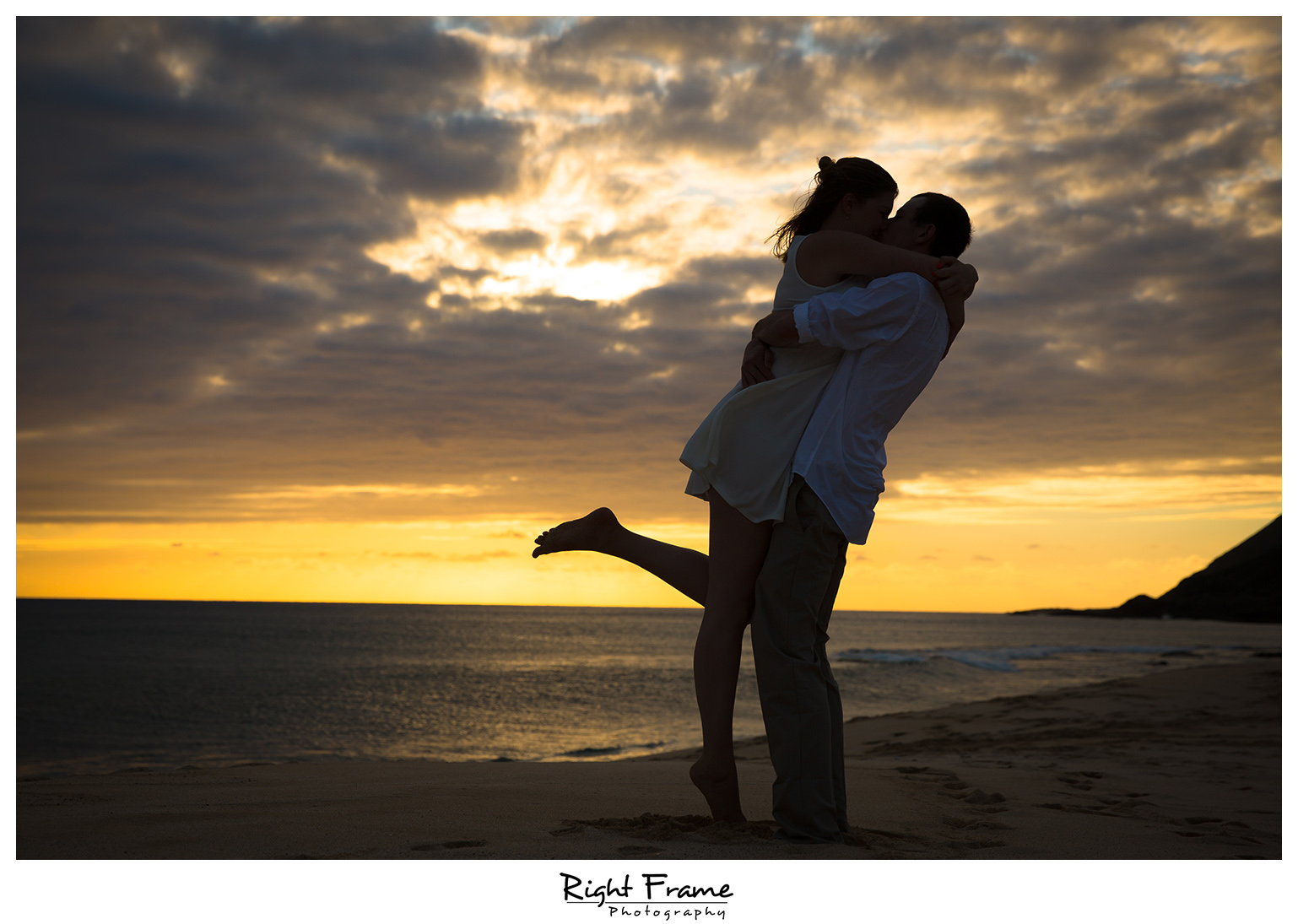 Hawaii Surprise Sunset Proposal - She Said Yes Right 