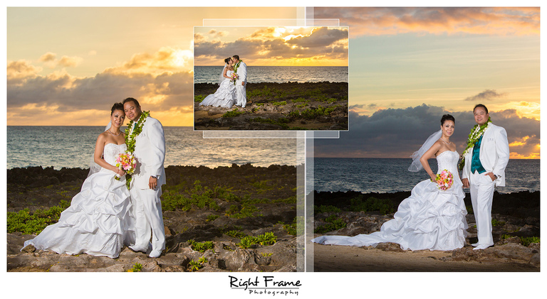 Sunset Wedding in Turtle Bay Resort