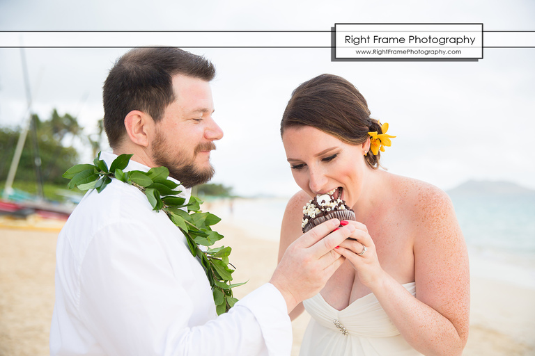 Sunrise Wedding at Lanikai Beach Oahu Hawaii