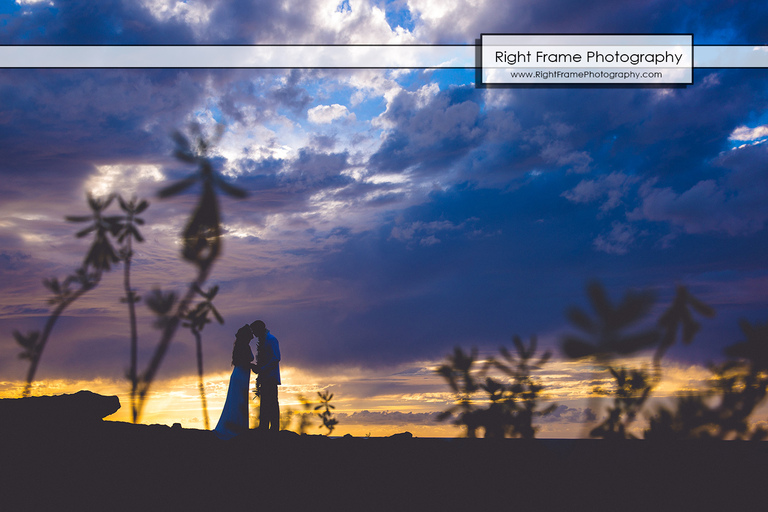 Sunset Wedding at Secret Beach Oahu Hawaii