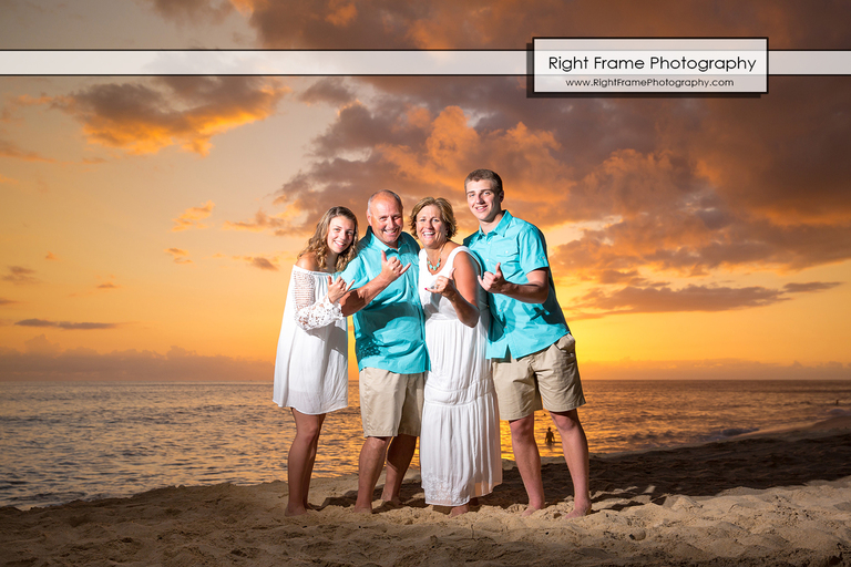 Hawaii Beach Sunset Portraits near Ko Olina Lagoons