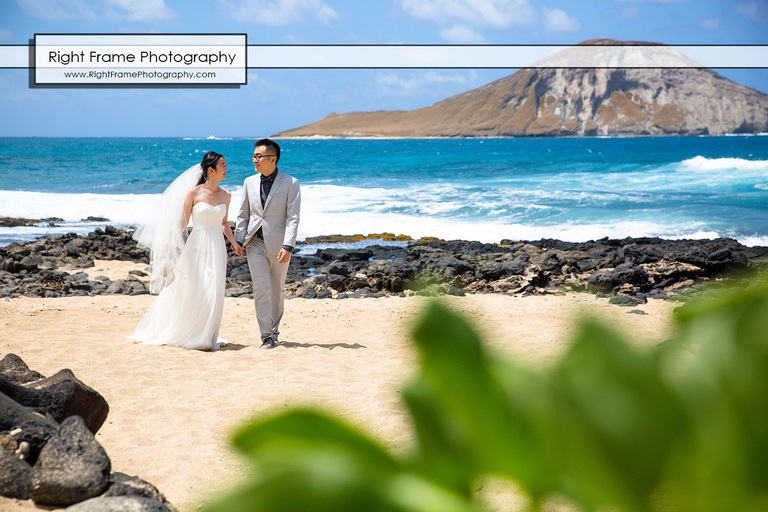 Hawaii Beach Wedding Photos Makapuu Beach