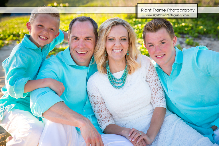 Affordable Sunset Family Pictures near Four Seasons Resort Oahu at Ko Olina