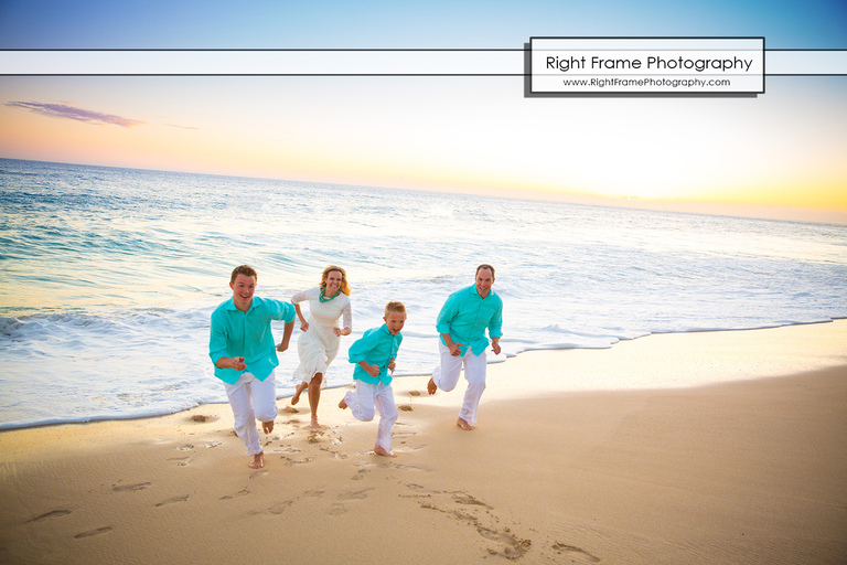 Affordable Sunset Family Pictures near Four Seasons Resort Oahu at Ko Olina
