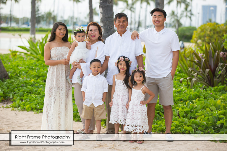 Oahu Family Portraits near Ilikai Hotel Waikiki Beach