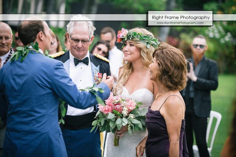 Father Mother Hale Koa Wedding Pictures