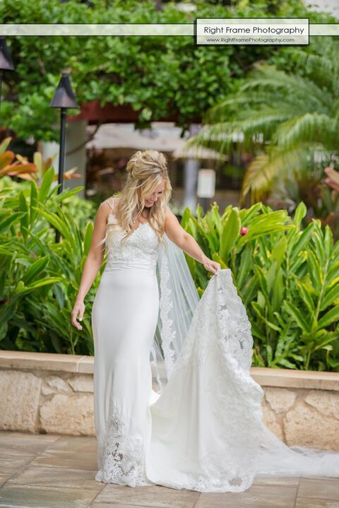 Intimate Wedding Ceremony at PARADISE COVE LUAU Ko Olina Oahu