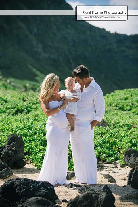 HAWAII FAMILY BEACH PICTURES at Makapu'u Beach