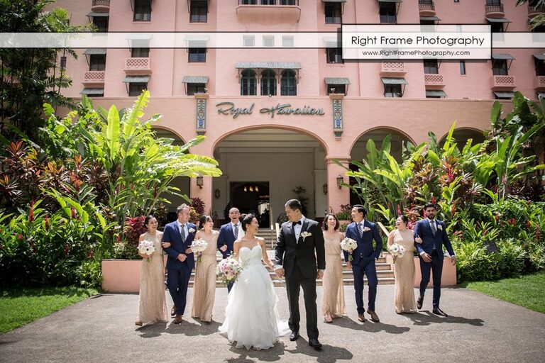 Royal Hawaii Hotel Resort Wedding Waikiki Honolulu Oahu Hawaii Photographer