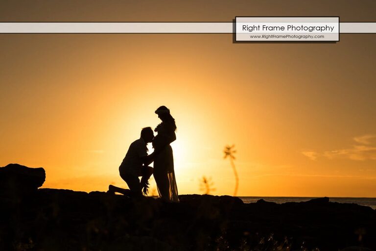 affordable Oahu Maternity Photographer Hawaii Photography photos sunset Honolulu