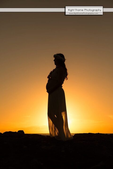 affordable Oahu Maternity Photographer Hawaii Photography photos sunset Honolulu