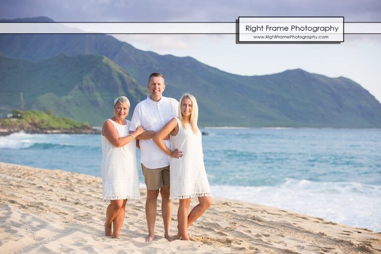 Oahu Family Photos at Keawaula Beach Hawaii