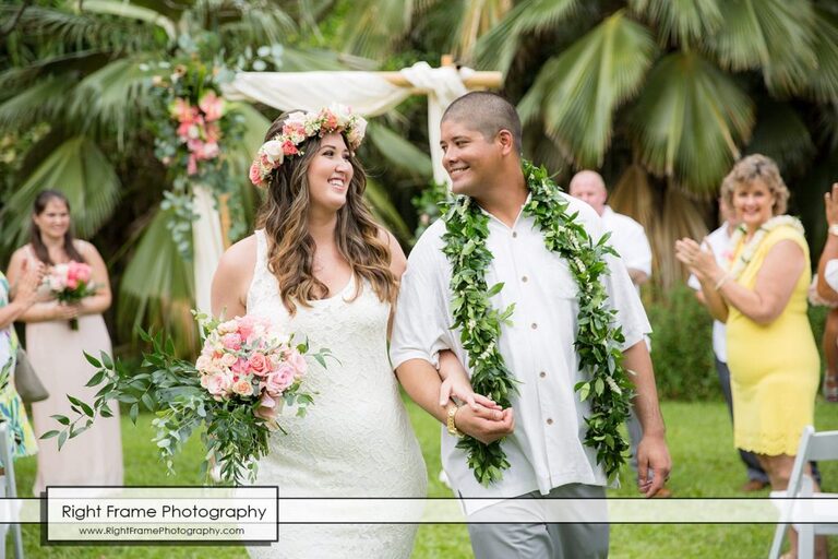 Hoomaluhia Botanical Garden Wedding Kaneohe Oahu Hawaii