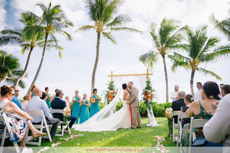 Wedding at Paradise Cove Luau Ocean Garden