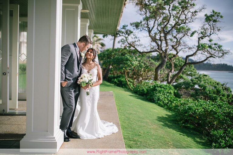 Turtle Bay Wedding Photos Oahu Hawaii Pavilion Couple Photo Session