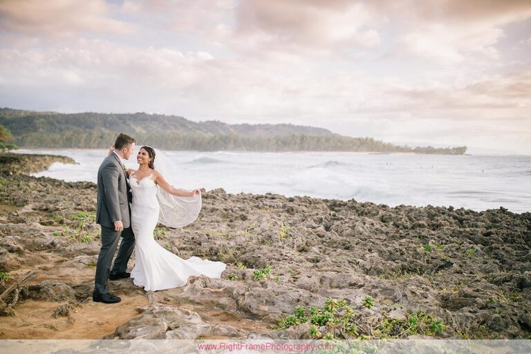 Turtle Bay Wedding Photos Oahu Hawaii Pavilion Couple Photo Session