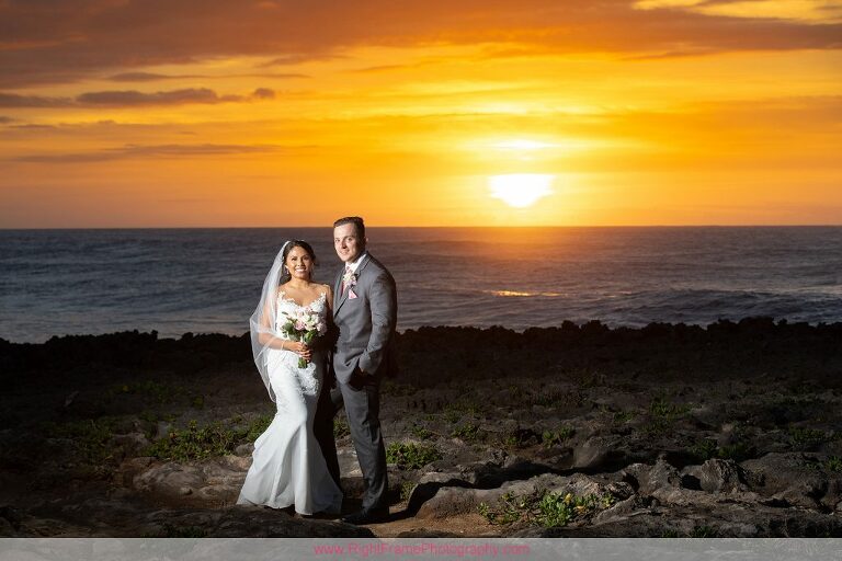 Turtle Bay Wedding Photos Oahu Hawaii Sunset Photo Session