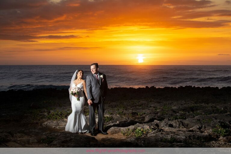 Turtle Bay Wedding Photos Oahu Hawaii Sunset Photo Session