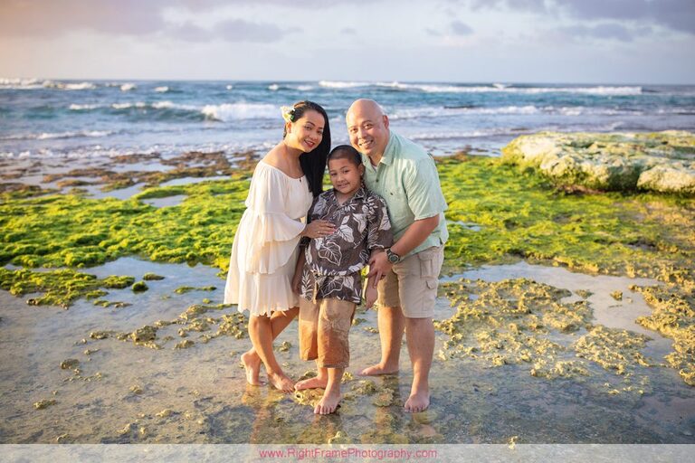 Hawaii Family Photoshoot Photos Pictures Photography Papailoa Beach North Shore