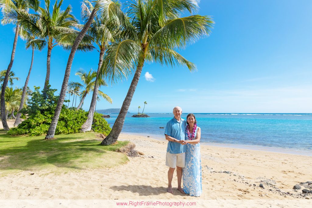 50th Wedding Anniversary Photography in Hawaii Right