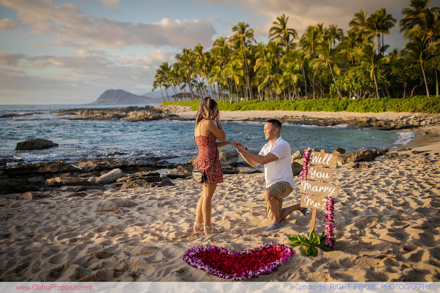 Oahu Surprise Proposal - Hawaii Engagement Photographer | Right Frame ...