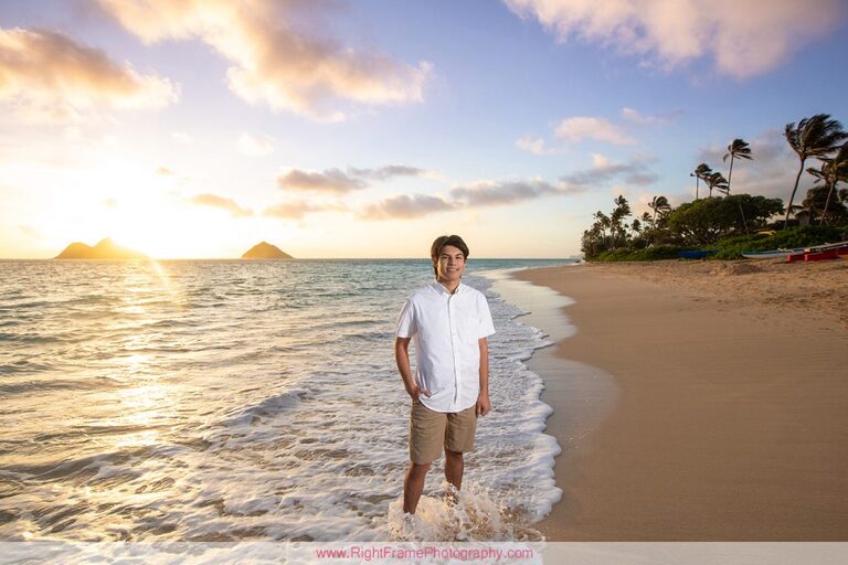 Senior Boy Portraits on Oahu