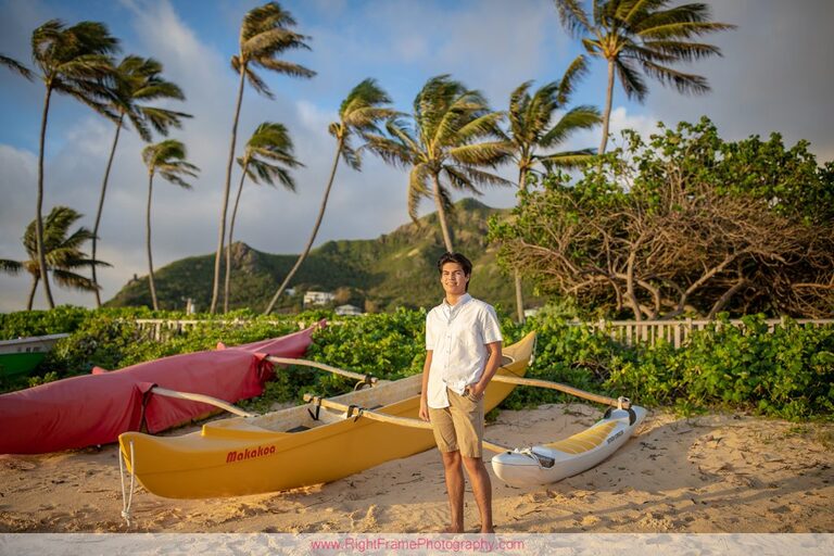 Senior Boy Portraits on Oahu