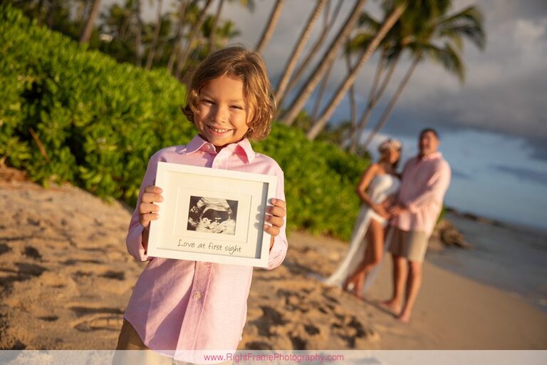 Koolina Maternity Photographer Sunset Pictures Paradise Cove Beach Oahu