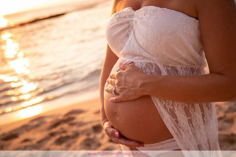 Koolina Maternity Photographer Sunset Family Pictures Paradise Cove Beach