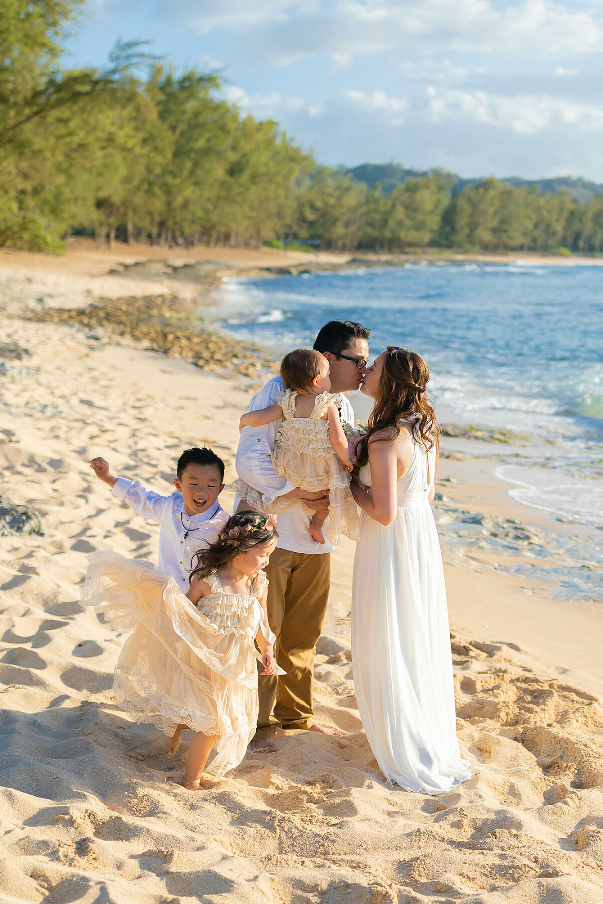 Hawaiian vow renewal clearance dresses